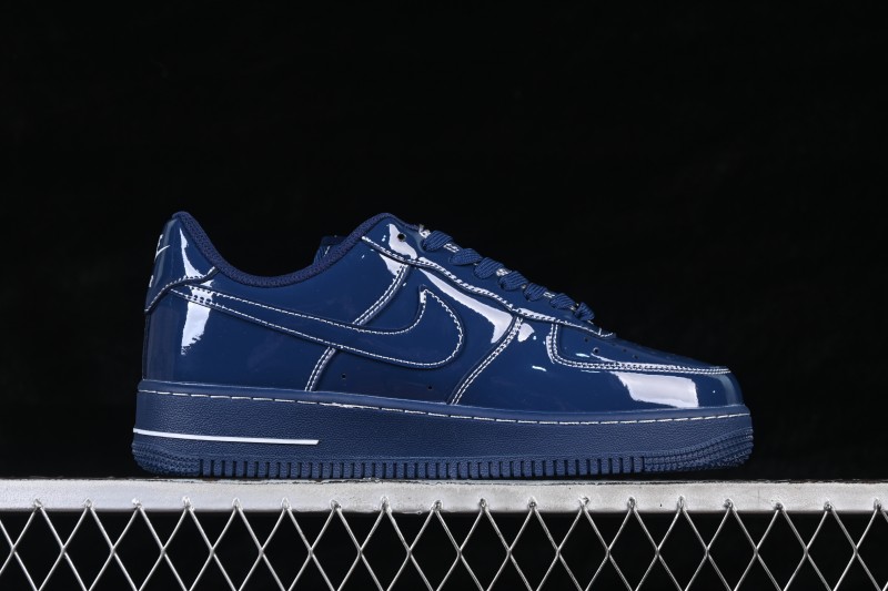 Nike Air Force 1 '07 Low Louis Vuitton Collaboration Casual Sneakers in Iridescent Blue - NH0601-524