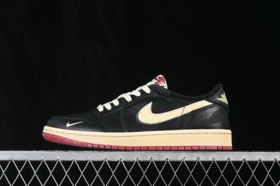 Nike Nigel Sylvester x Air Jordan 1 Low Retro Lifestyle Skateboarding Shoes - IB8958-001