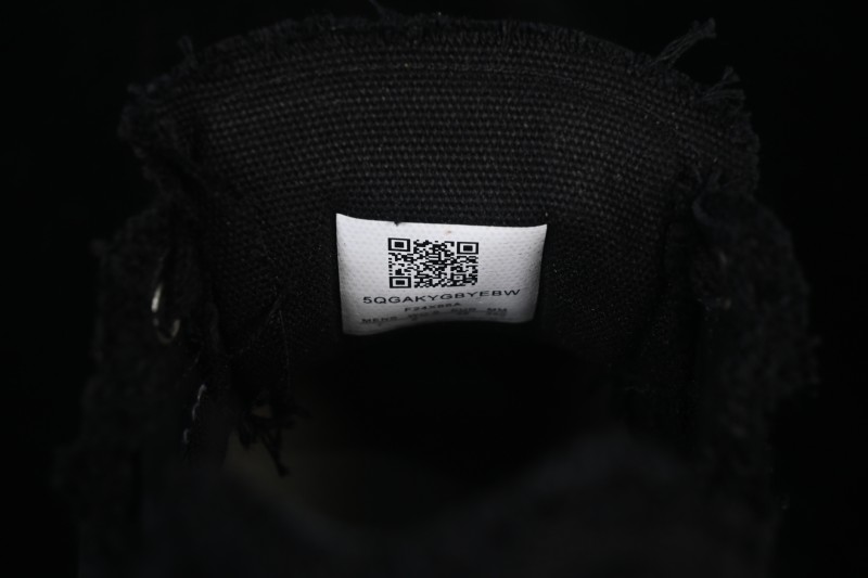 xVESSEL Wu Jianhao Unisex Low-Top Deconstructed Thick-Soled Shoes with Tweed Texture - S19X001B