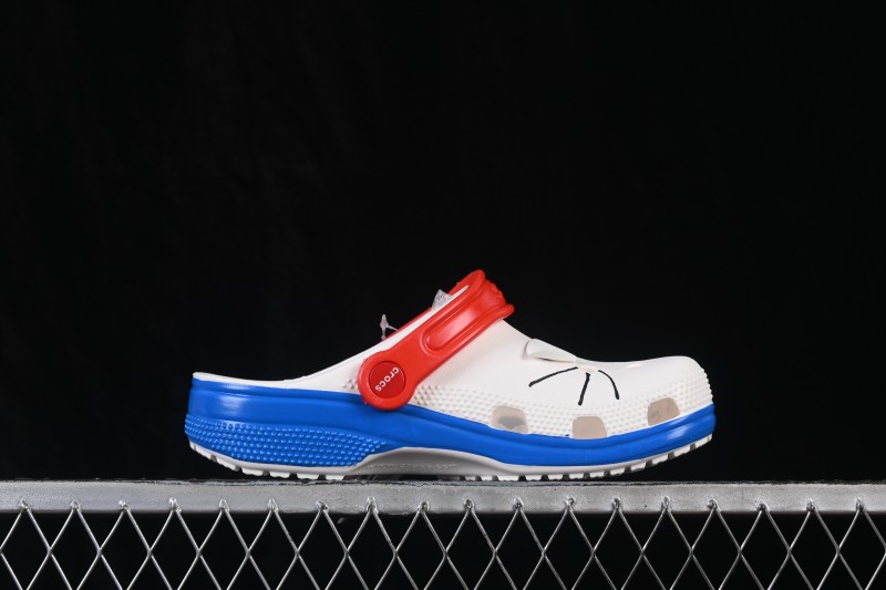 Crocs Hello Kitty Classic Clog EVA Casual Comfort Clog White Red Blue