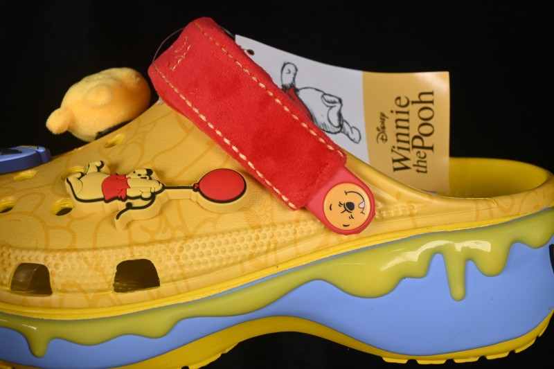 Crocs Disney Winnie the Pooh Platform Clog with Cushioned Footbed - Cloud