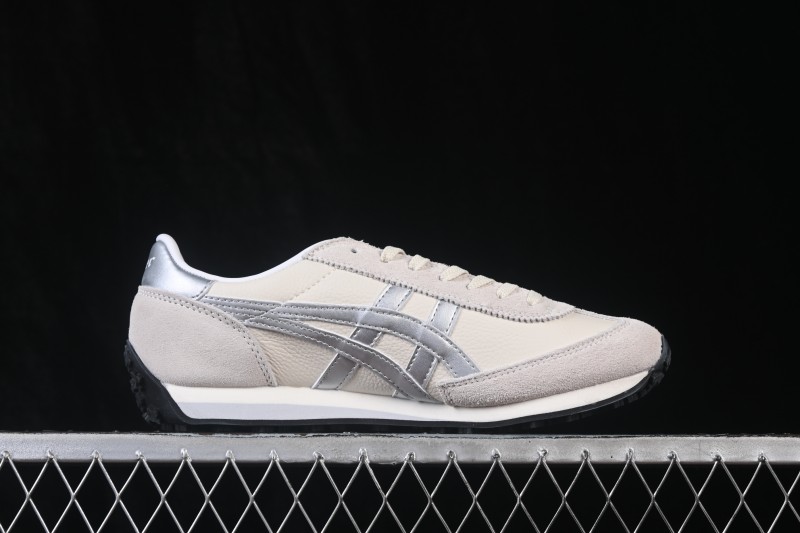 Onitsuka Tiger EDR 78 Retro Running Shoes with Comfort Cushioning and Non-Slip Rubber Outsole - 1183B411-104