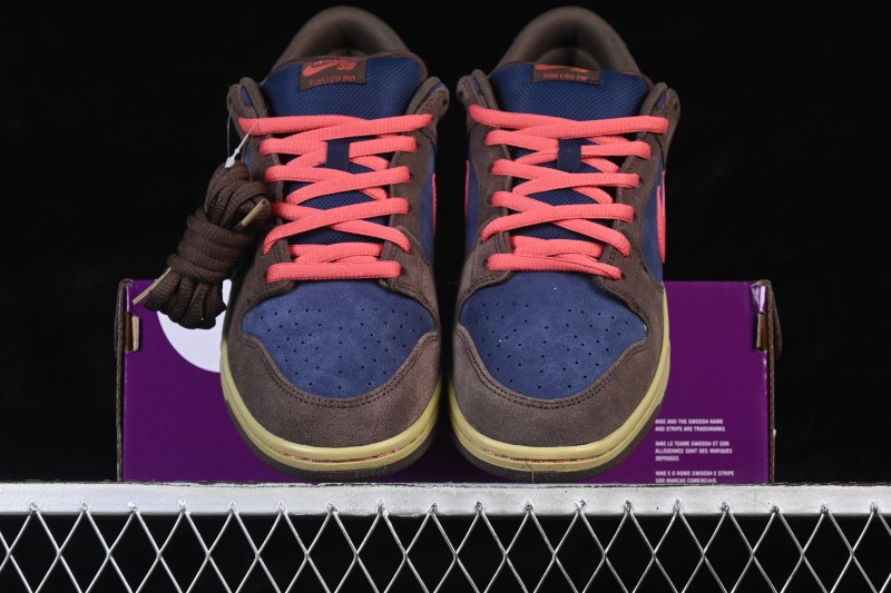 Nike SB Dunk Low Retro Skateboarding Shoes Baroque Brown Adobe - HQ1625-200