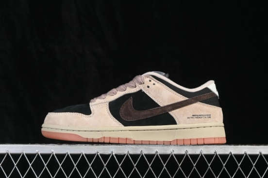 Nike SB Dunk Low Khaki Black Grey Premium Skateboarding Shoes - HJ0367-200