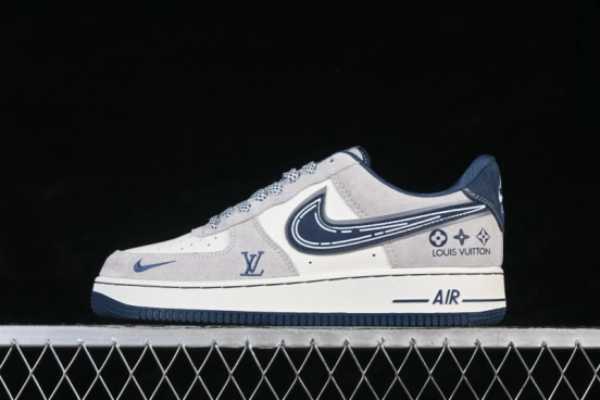 Nike Air Force 1 '07 Low Collaboration Grey Blue Tone Low Top Casual Skateboarding Shoes - SS1979-011