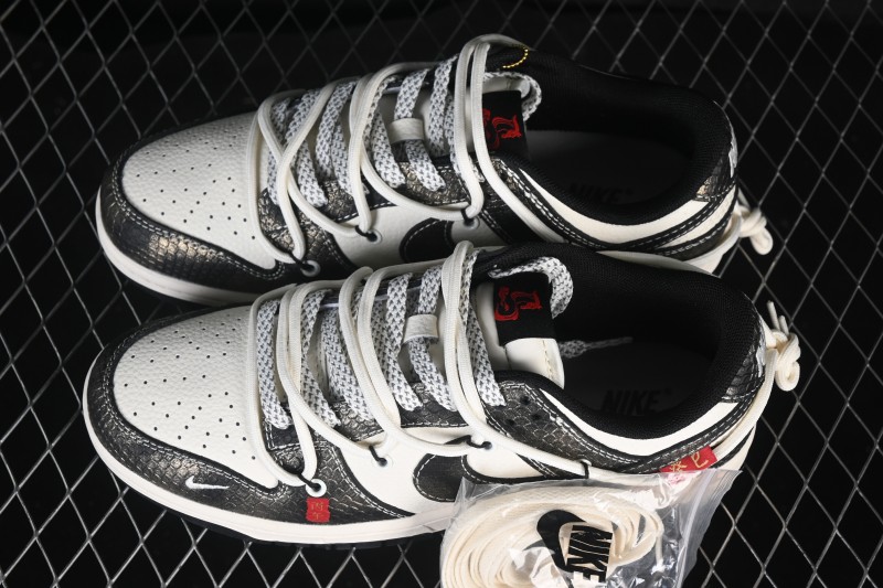 Nike SB Dunk Low Year of the Horse Special Edition Distressed Denim Custom Low-Top Skateboarding Shoes - YX5066-C10