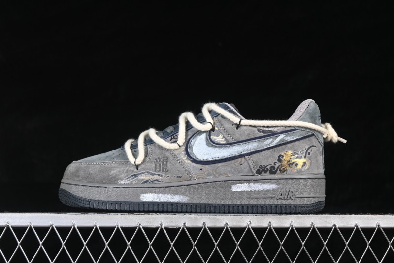 Nike Air Force 1 '07 Low Dragon & Horse Spirit Hand-Painted Chinese New Year Limited Edition Skateboarding Shoes - CD1221-680