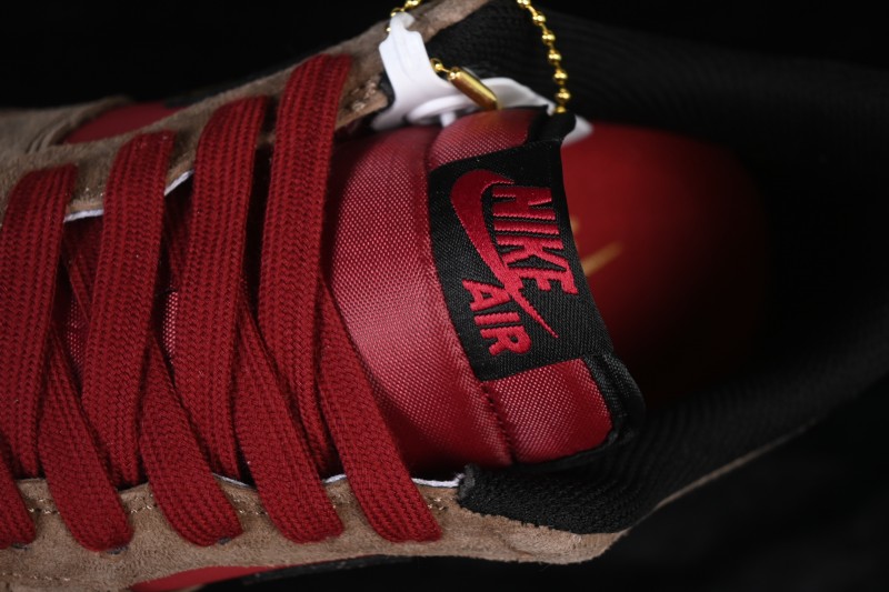 Nike Air Force 1 '07 Low Chinese New Year Limited Edition Red Suede Casual Sneakers - XD0028-009