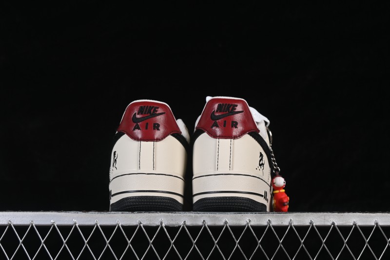 Nike Air Force 1 '07 Low Year of the Horse Limited Edition Porcelain Ink Canvas Sneakers - IB4607-171