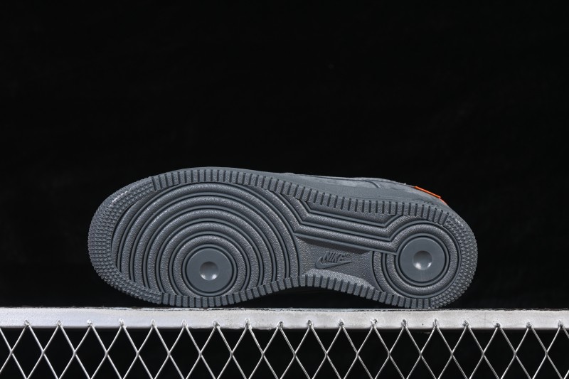 Nike Air Force 1 '07 Low Year of the Horse Special Edition with Rock Grey and Orange Accents - FV3694-105