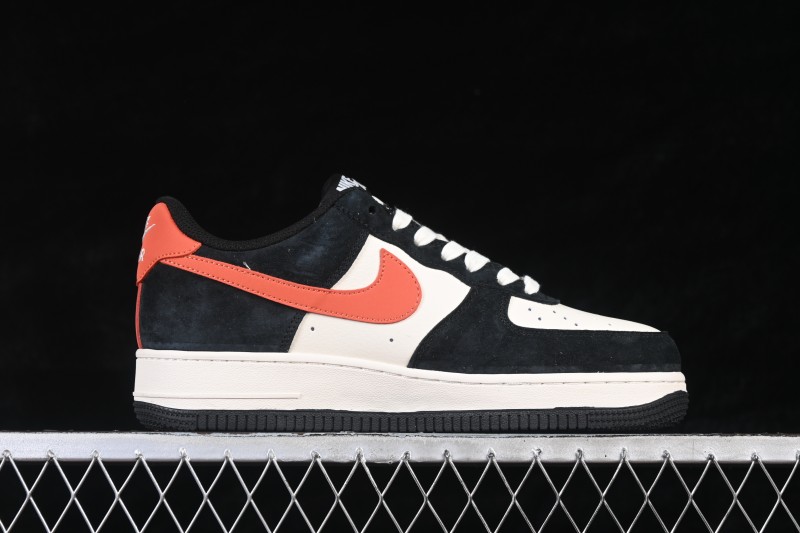 Nike Air Force 1 '07 Low Chinese New Year Limited Edition Suede Black Casual Sneakers - XD0028-006