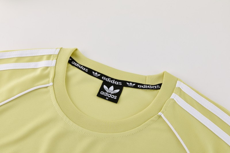 26/27 Adidas AD15 Yellow Short Sleeve+Soccer Shorts