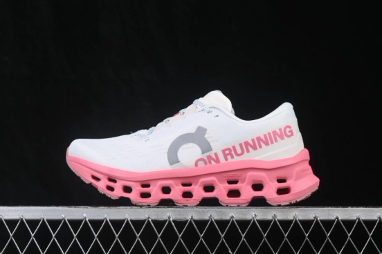On Cloudmonster 3 Comfort Anti-Slip Wear-Resistant Cushioned Running Shoes - 3WG10035084 Ivory Camellia