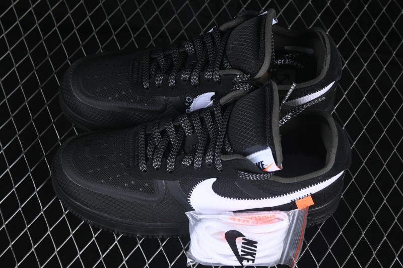 Nike Air Force 1 Low Off-White Black Transparent - AO4606-001