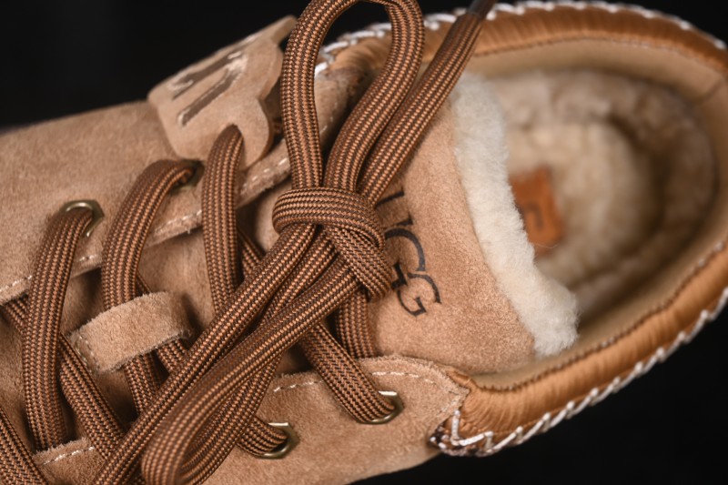 UGG Heritage Lace-Up Slipper Fashion Soft Comfortable Height Increasing Low-Top Casual Shoes - 1180361 CHE