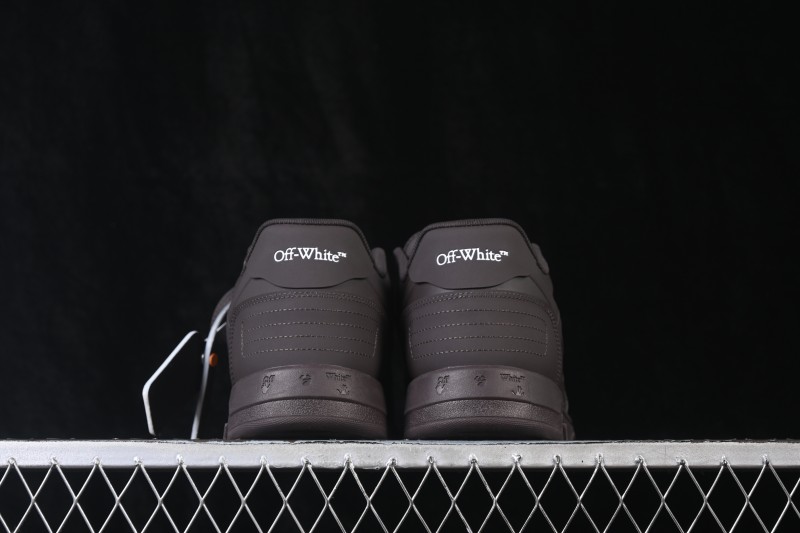 Off-White Out Of Office Low-Top Fashion Sneakers Brown Black - AJD4