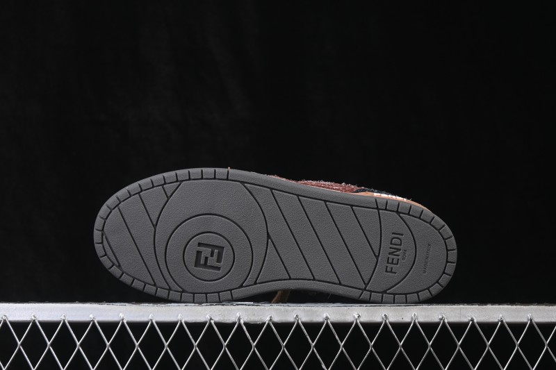 Fendi Match Round Toe Thick Sole Low Top Casual Sneakers - AHH2F1FHS