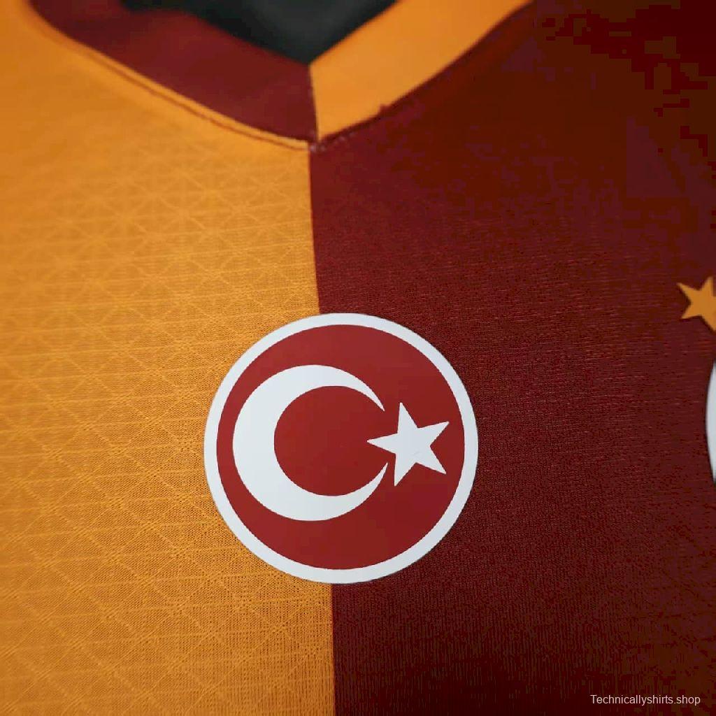 2025/26 Player Version Mens Galatasarays Home Jersey