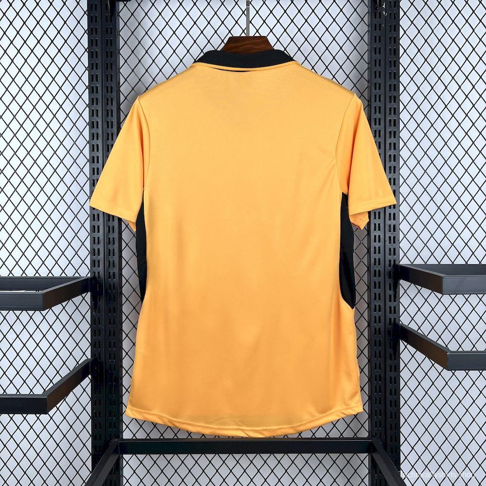 2003/04 Retro Wolverhampton Wanderers Home Gold with Black Trim Jersey