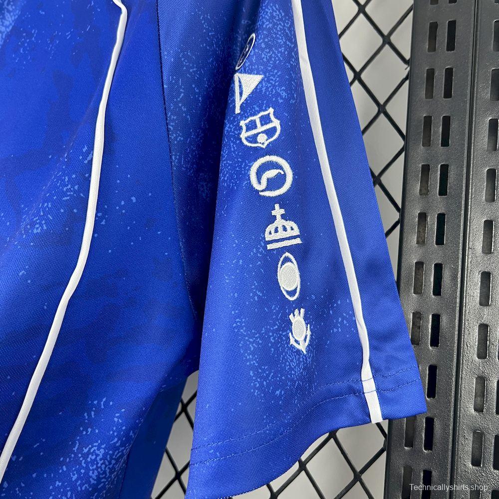 2025 Mens Brazil O Fenomeno#9 Comma Football Blue Jersey