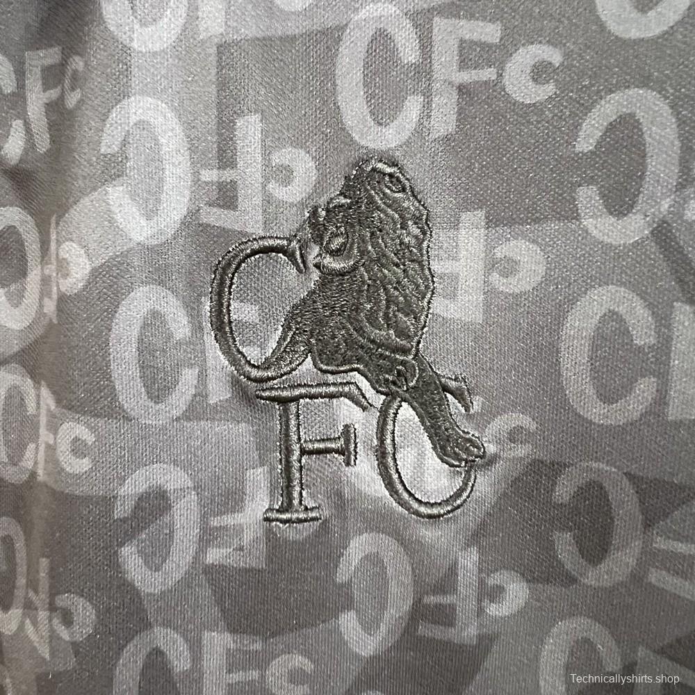Retro Chelsea 1990 Black Special Black Out Jersey