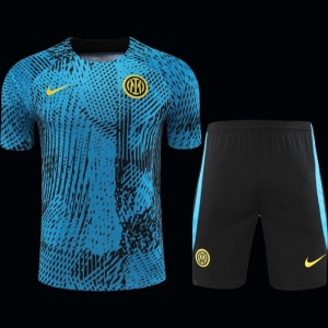 23-24 Inter Milan Blue Short Sleeve+Shorts