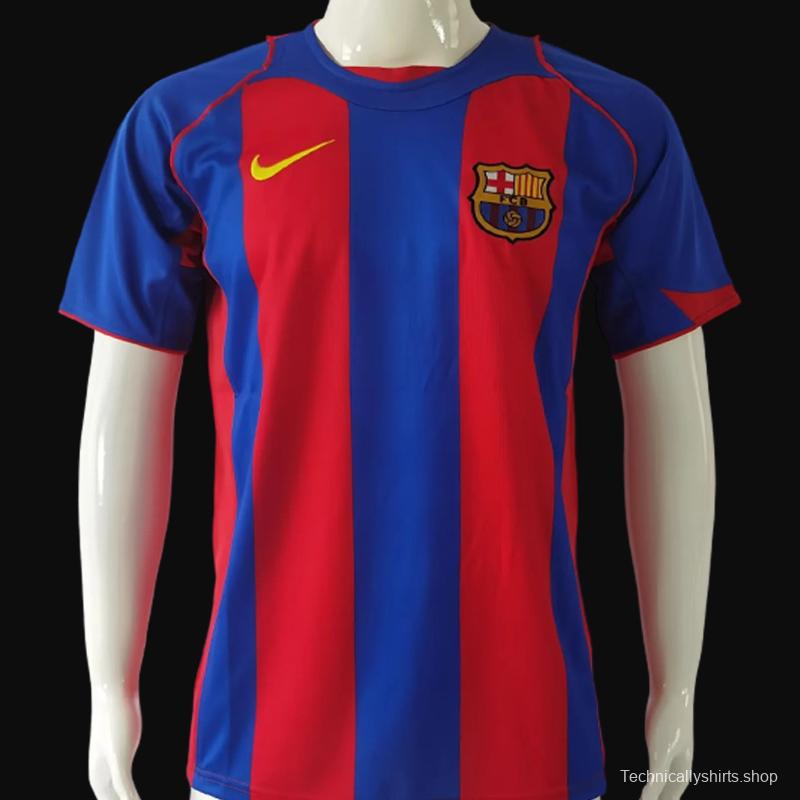 Retro 04/05 Barcelona Home Jersey