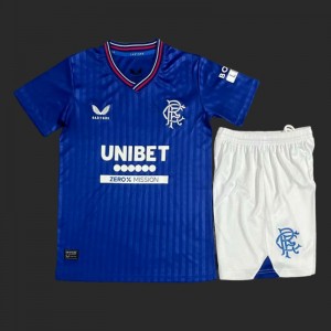 23/24 Kids Glasgow Rangers Home Jersey