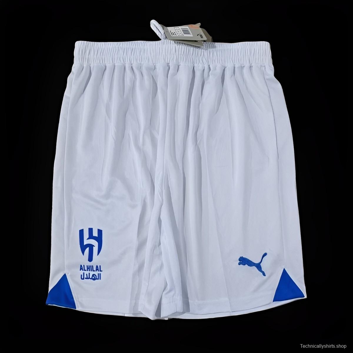 23/24 Al-HiIaI Away White Shorts