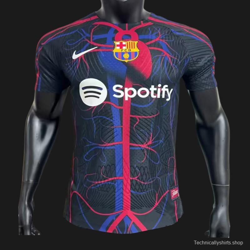 Player Version 23/24 Barcelona Patta Special Edition Pre-Match Jersey