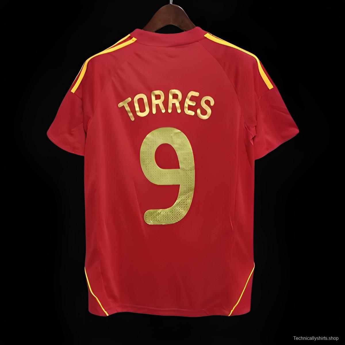 Retro 2008 Spain Home Jersey