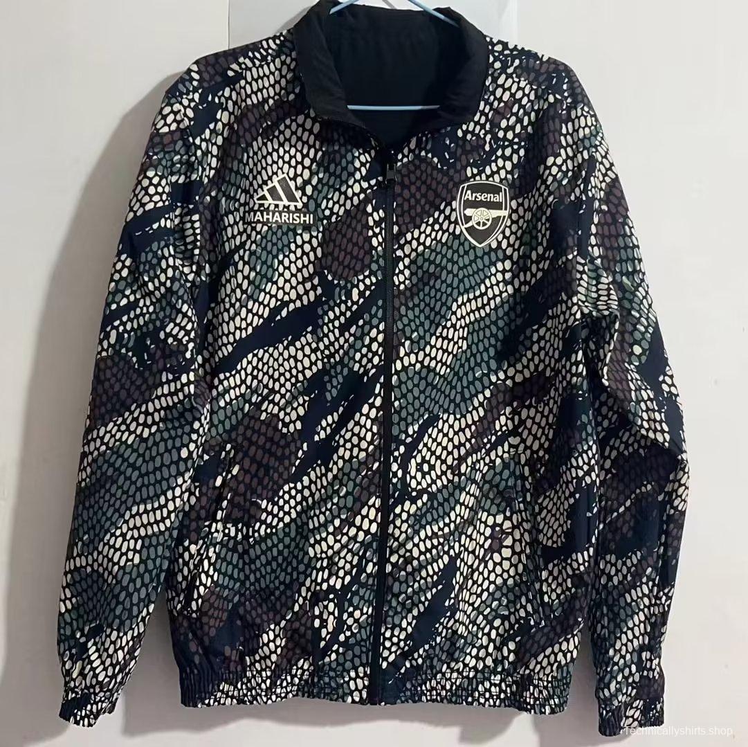 23/24 Adidas x Maharishi Arsenal Reversible Windbreaker