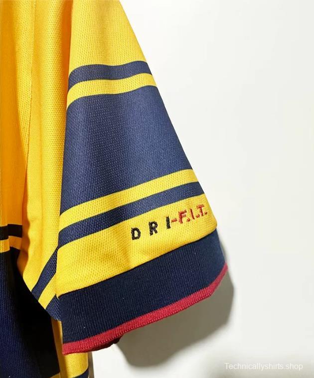 Retro 97/99 Arsenal Away Yellow Jersey
