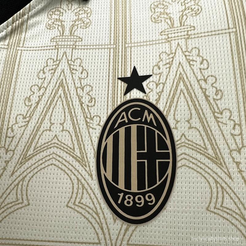 Retro 23/24 AC Milan Forth White Jersey
