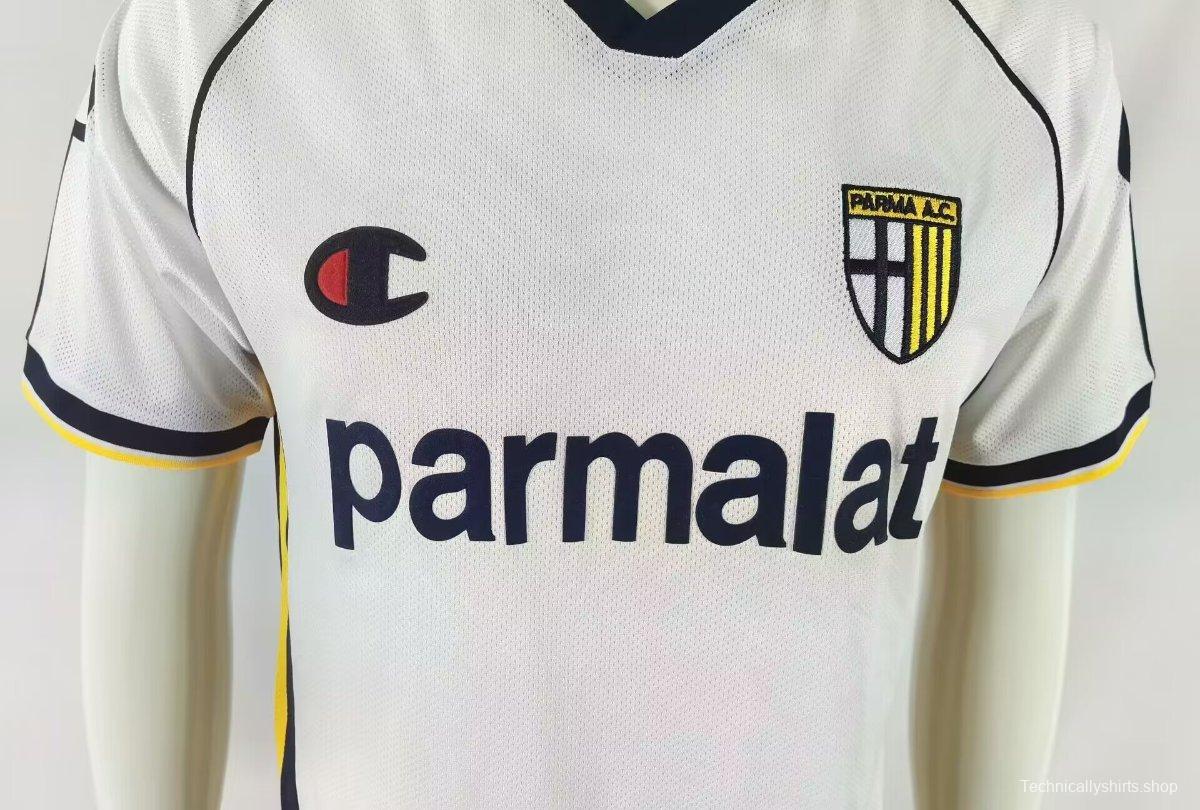 Retro 03/04 Parma Away White Jersey