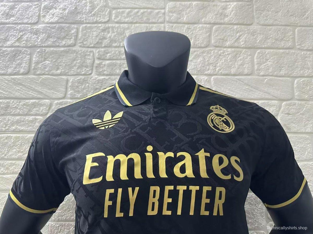 Player Version 24/25 Real Madrid Black Special Pre-Match Jersey