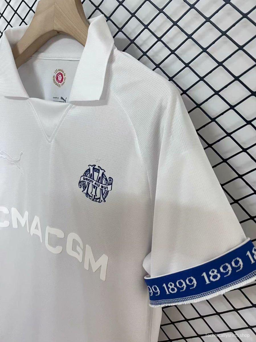 24/25 Olympique Marseille 125th Anniversary White Jersey