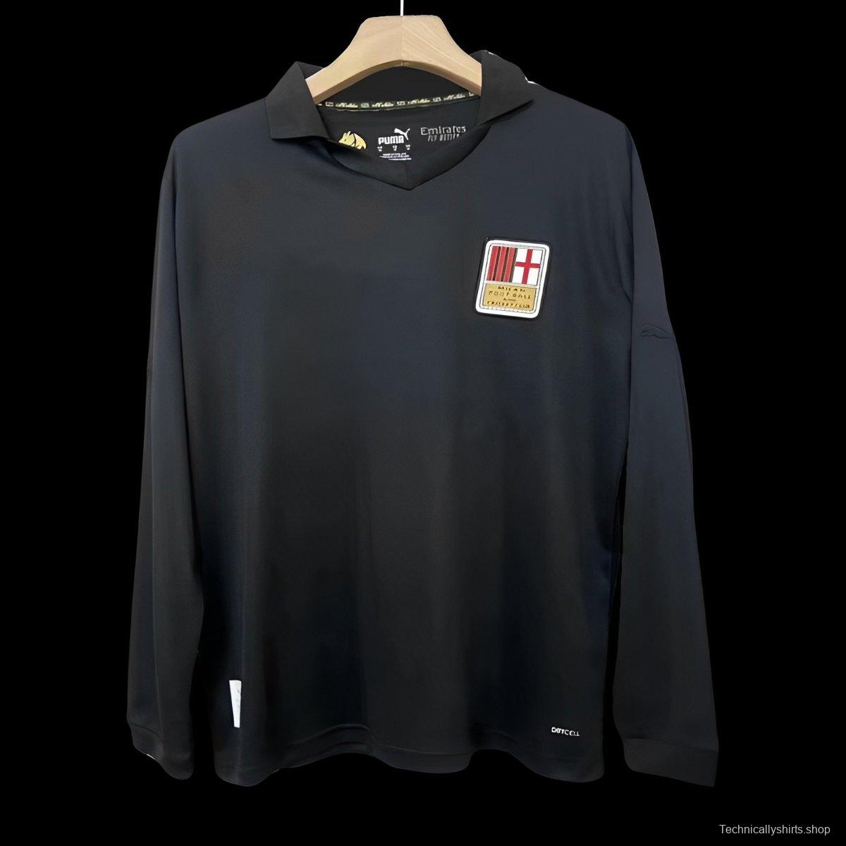 24/25 AC Milan 125Th Anniversary Black Long Sleeve Jersey