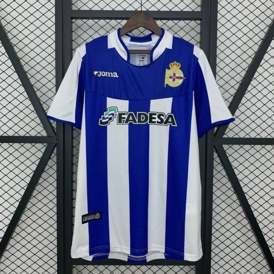 03/04 Retro Deportivo La Coruna Home Jersey