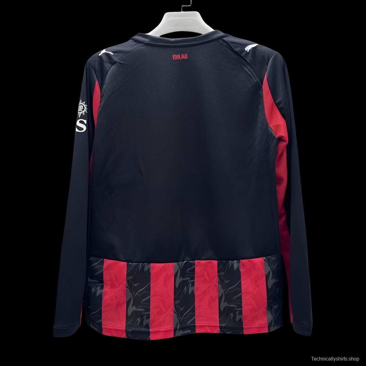 25/26 AC Milan Home Long Sleeve Jersey