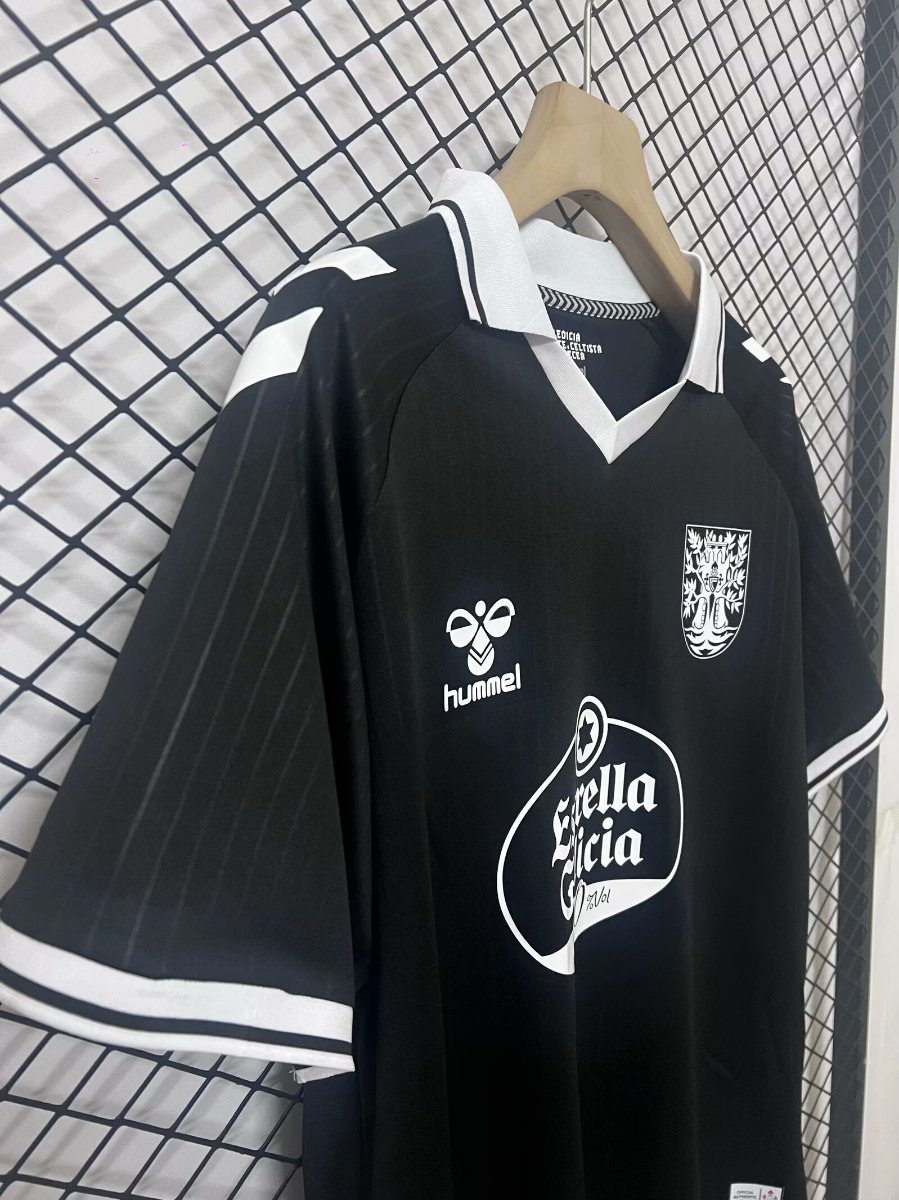 25/26 Celta Vigo 2025 Hummel "Olive Tree of 100 Years" Black Jersey