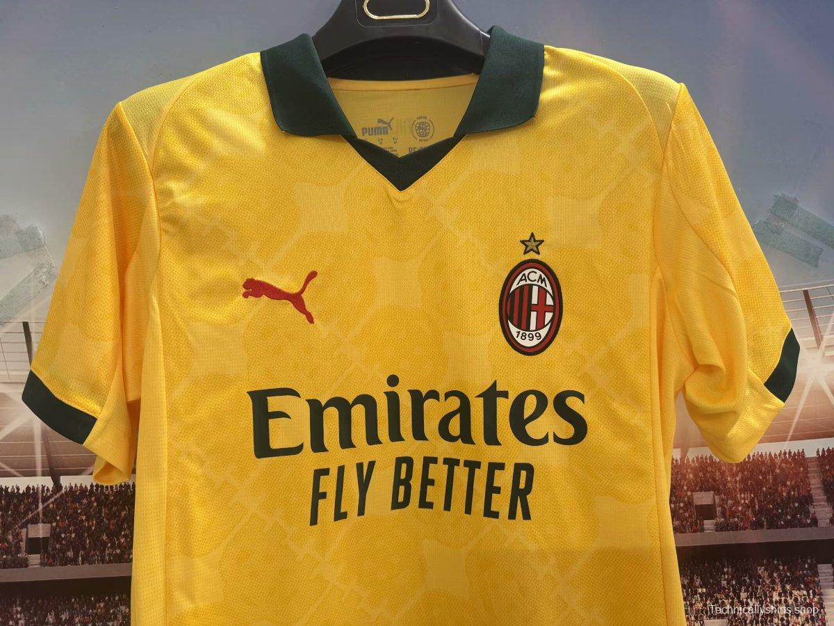 25/26 AC Milan Third Yellow Jersey