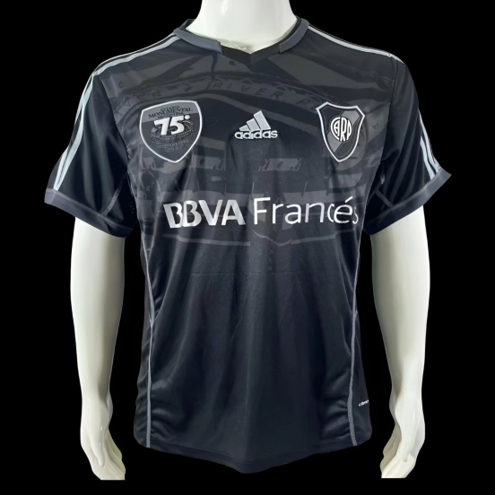 Retro 13/14 River Plate 75Th Anniversary Black Jersey