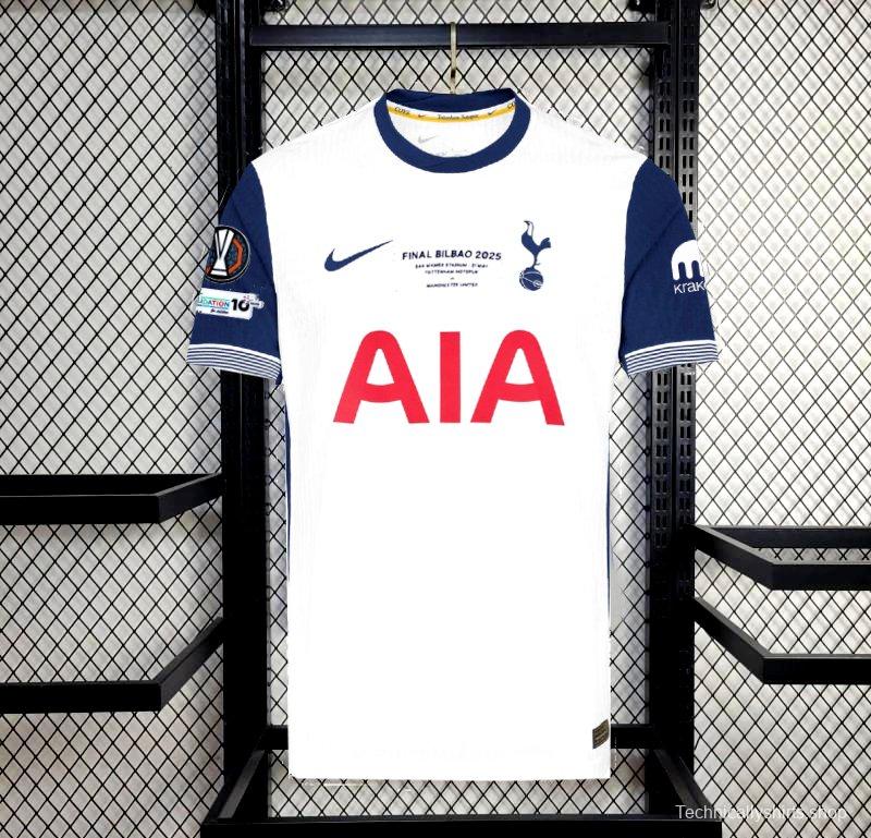 Tottenham Hotspur Europa League Final 24/25 Jersey Winners + FULL PATCH AND CENTRE