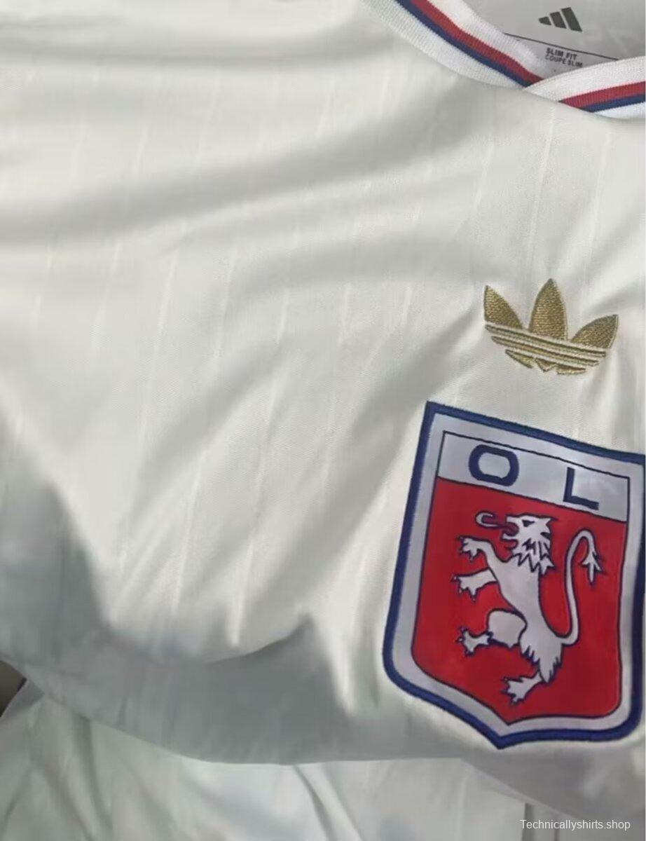 25/26 Olympique Lyonnais WHITE Anniversary Jersey