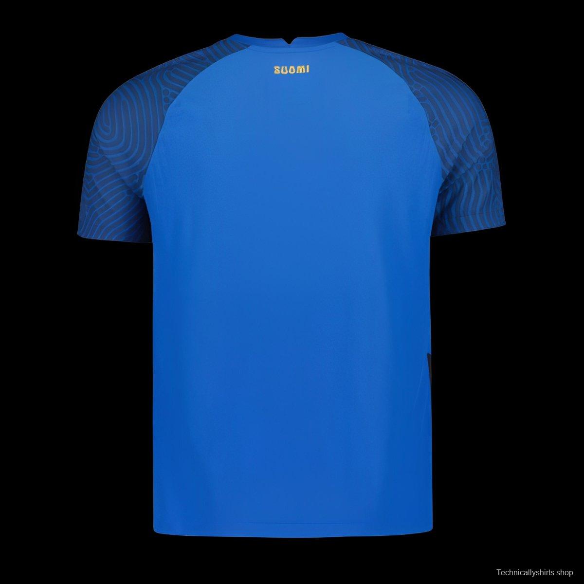 2025 Finland Away Blue Jersey
