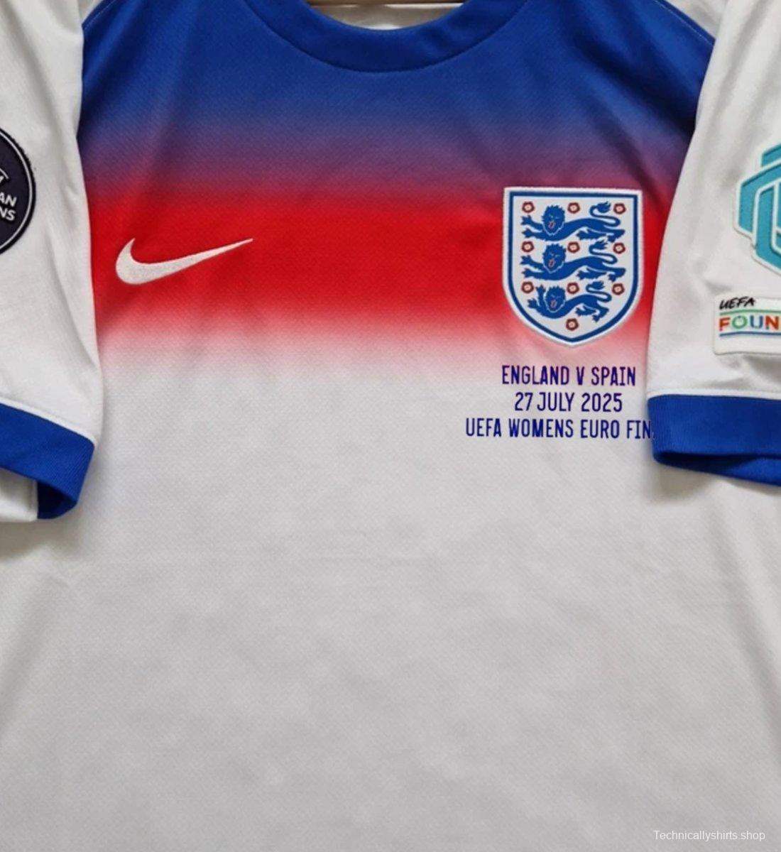 england woman euro 2025 winners full patch