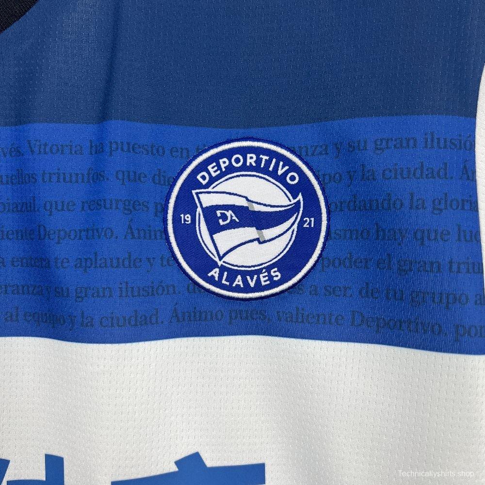 25/26 Deportivo Alaves Away Jersey