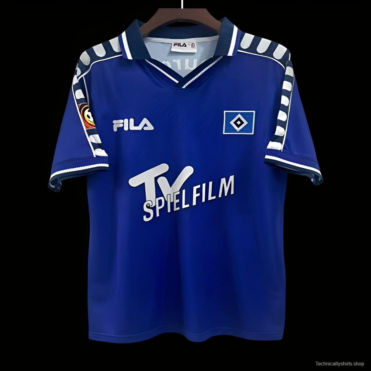 Retro 00/01 Hamburger SV Away Blue Jersey