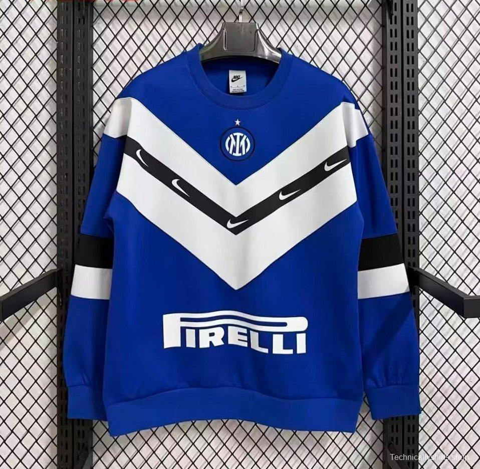 25/26 Inter Milan Blue Long Sleeve Training Top